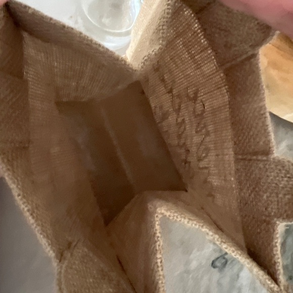 The little market Thank you Burlap bag - Picture 3 of 4